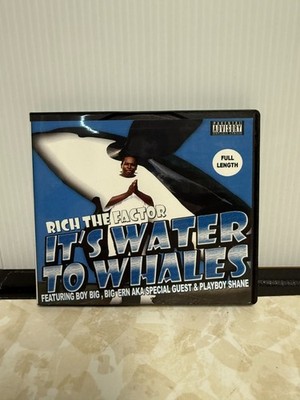 Rich The Factor It's Water to Whales CD 2009 Kansas City Hip Hop RARE WEMFR