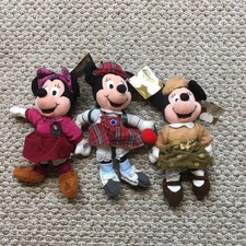 Disney Store Minnie Mouse Birthstone Bean Bag Plush Lot Sep Oct Nov NWT