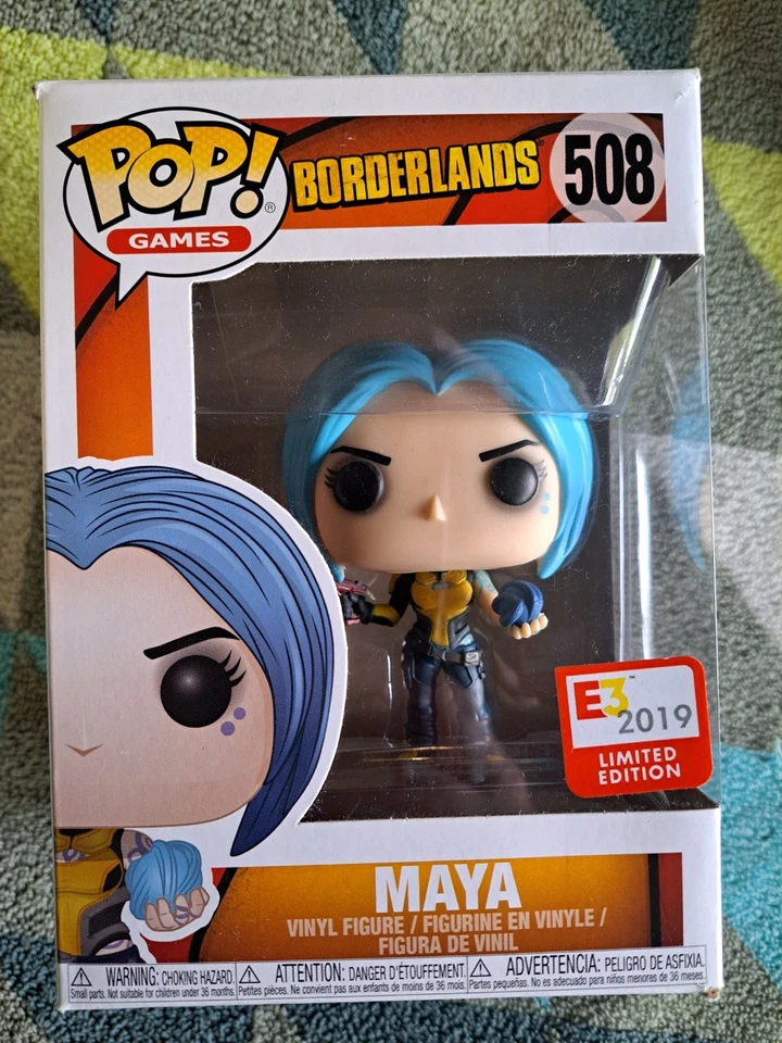 Maya Pop 508  - Borderlands Funko Pop! 2019 Vaulted E3 Limited Editi + Protector - image 3 of 4