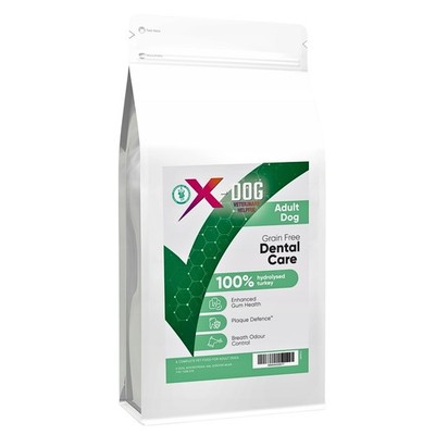 X-DOG Zahnpflege Hundefutter Dental Zahngesundheit Hypoallergen Veterinary 1,5kg