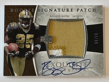 2006 Exquisite Collection Rookie Signature Patch REGGIE BUSH auto autograph /99
