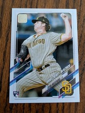 2021 Topps Update Rookie Debut - Ryan Weathers #US178 (RC) San Diego Padres