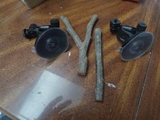 Bird Window Perch Stand with Suction Cup, Outdoor Travel Window Mirror Bird Stan