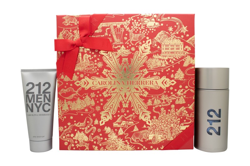 Carolina Herrera 212 MEN NYC Giftset EDT Spray + After Shave Gel - Free P&P - Image 2