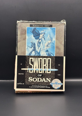 Sword of Sodan (Sega Genesis, 1990) - Box & Game - NO MANUAL - Tested