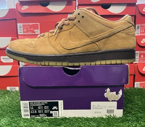 Size 11 - Nike Dunk Pro SB Low Wheat Mocha - With OG Box