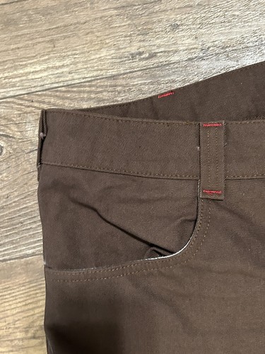 Red Ants Pants Sz 36x31 Straight Cut Double Knee Heavy Duty Laborer Brown - Picture 5 of 14