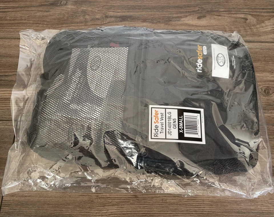 Chaleco de viaje Ride Safer Delight arnés de seguridad para automóvil Gen 5 XS negro, talla X-pequeño Foto 4 de 4