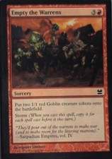 Empty the Warrens - Modern Masters: #112, Magic: The Gathering Nm C374