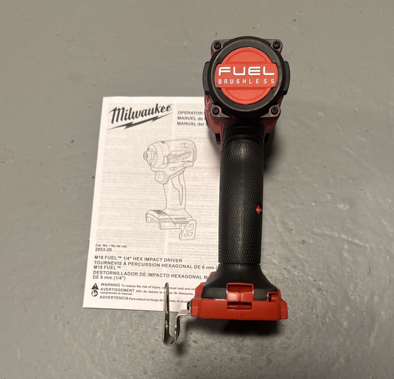 Milwaukee Fuel 2953-20 18V Brushless Cordless 1/4" Hex Impact Driver, Tool Only