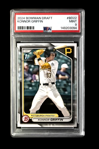 Konnor Griffin 2024 Pittsburgh Pirates Bowman Draft #BD22 PSA9