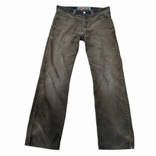 Levi  s 549 Low Loose Corduroy Pants Mens Brown Relaxed Baggy Y2K Hemmed W32 L30