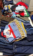 HUGE LOT 75 VINTAGE BOYS CLOTHES 70s 80s Infant to Size 14 STETSON WRANGLER