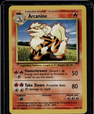 Arcanine Uncommon Base Set 023/102 NM