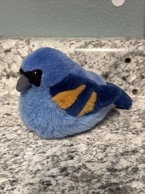 NWT Audubon Bird Blue Grosbeak PLUSH Wild Republic - w/ SOUND And Other Listings