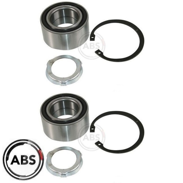 2X Radlagersatz A.B.S. 200080 2 Radlager Satz Links Rechts Hinterachse FüR BMW-image