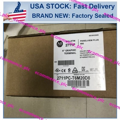 2711PC-T6M20D8 Brand New NEW PLC 2711PC-T6M20D8 PanelView Plus 600 US