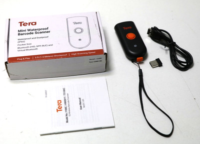 Tera 1100CCD Mini Tragbarer Barcode-Scanner CMOS Barcodescanner 3-in-1 Bluetooth