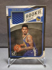 Jacob Evans III 2018 Donruss #RJ-JEV Golden State Warriors RC Rookie Jerseys