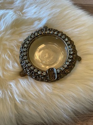 Vintage 60s Celeste Bejeweled Ashtray ~ Trinket Dish