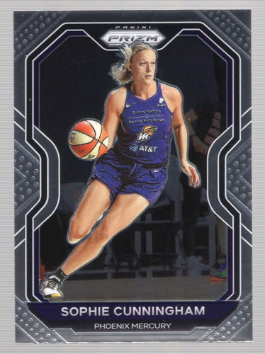 SOPHIE CUNNINGHAM 2021 PANINI PRIZM WNBA ROOKIE RC #82 **INDIANA FEVER**