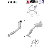 AS Katalysator FüR Peugeot 4008 CitroëN C4 Aircross ASX Ga_W_ 1.8 DI-D