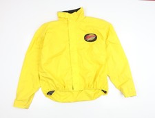 Mens UK Size L Isla 2000 Yellow Windbreaker Coat