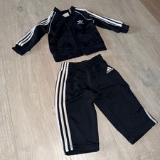 Adidas Black and White Tracksuit for Kids