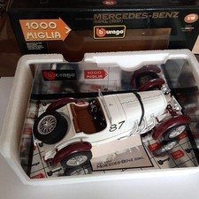Bburago Mercedes Benz SSKL 1 18 Diecast Car Model 1000 Miglia White