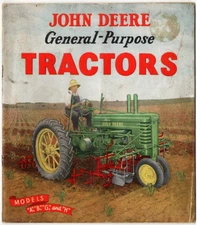 Antique 1939 John Deere General-Purpose Tractors Catalog 38 pages
