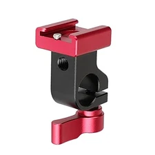 15mm Side Single Rod Clamp with Cold Shoe Mount Adapter for Camera Rig Cage