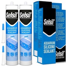 Aquarium Silicone Sealant Clear, High Elasticity, Safe for Fish, 100 Solvent...