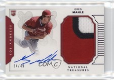 2016 Panini National Treasures Purple 34/49 Greg Mahle #211 Auto 9l6