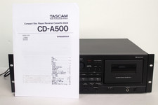 TASCAM CD-A500 CD/Cassette Deck Maintenance and Checked 2007 Vintage Japan