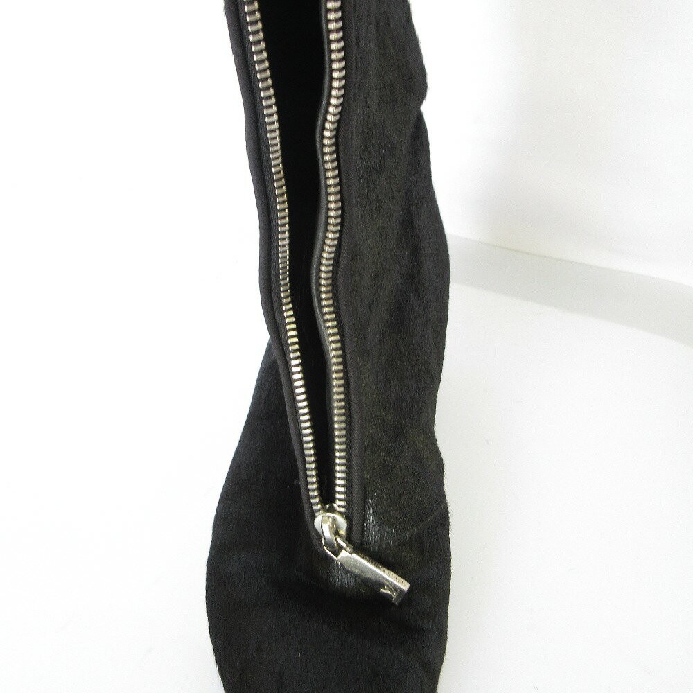 Louis Vuitton Long Boots Shoes EU 38.5 US 8.5 Black Authentic thumbnail 13