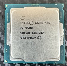 9Th Gen Intel Core i5-9500 LGA 1151 CPU Processor 3.0GHz up to 4.4GHz 6Core 9MB