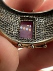 Natural Amethyst 925 Sterling Silver Ring – Statement Jewelry Size 8 — photo 7