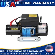12000lbs Electric Winch 12v 85ft Steel Cable Truck Trailer Towing Off-road 4wd 12000lbs Electric Winch 12v 85ft Steel Cable Truck Trailer Towing Off-road 4wd