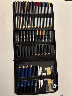 72 Peixes colored Pencil set in zip case NEW Shipping Included