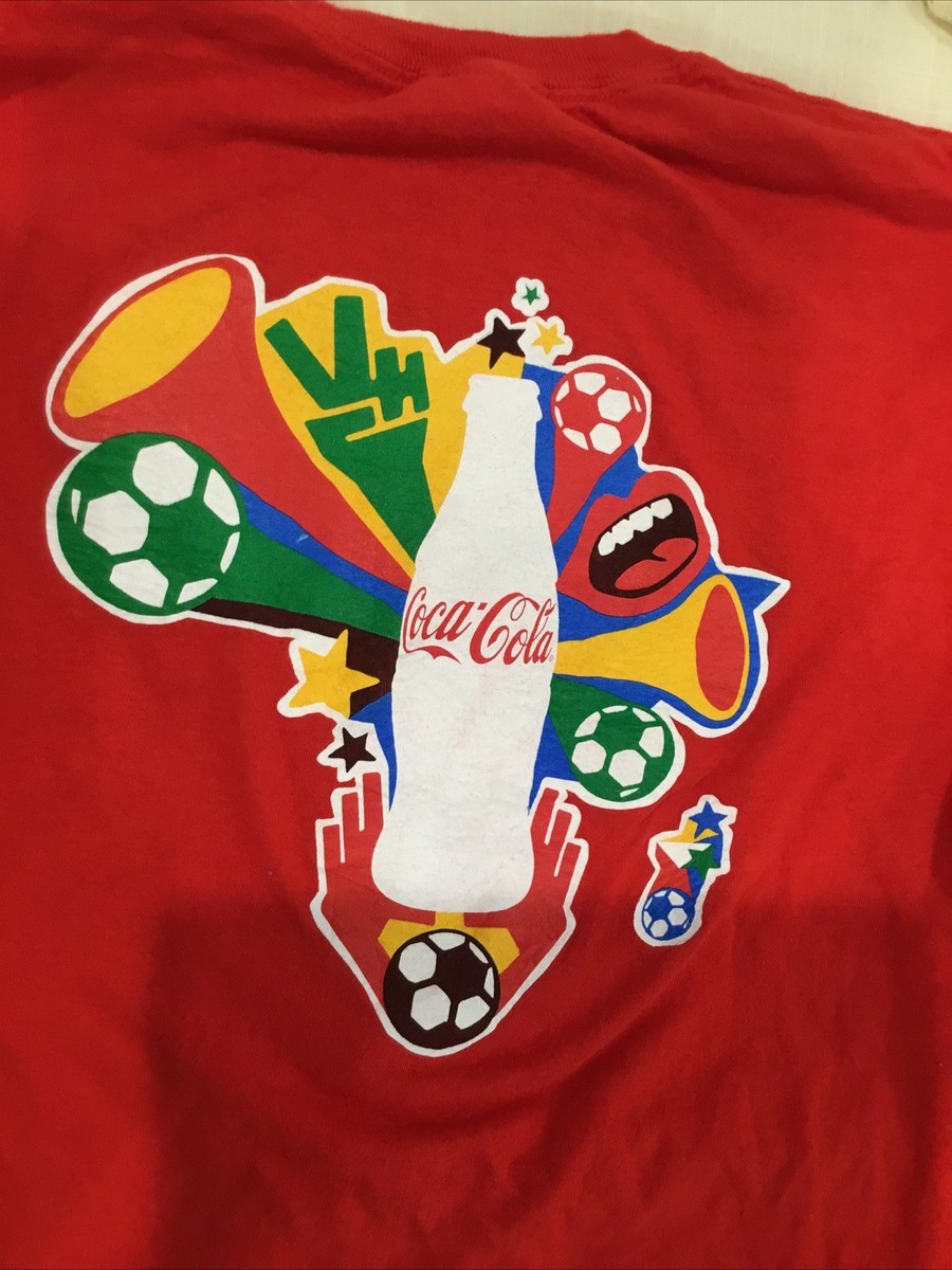 FIFA World Cup 2010 South Africa Coca Cola Long Sleeve Shirt Red