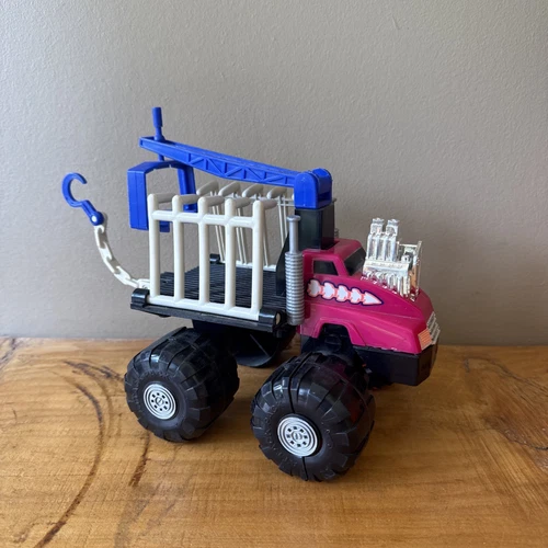 Vintage Hot Wheels Attack Pack PINK Monster Truck Big Bones [Mattel 1992]