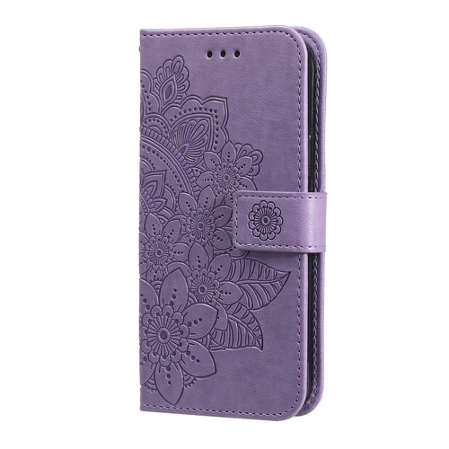 3D Flower Pattern PU Leather Wallet Case Phone Cover for OnePlus Nord N200 2 5G - Picture 4 of 17