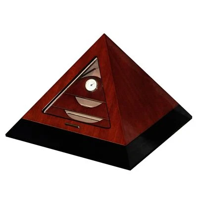 Le Veil Pyramid Humidor, Brown , NEW! - Image 1 of 4