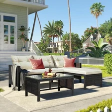 Transform Your Outdoor Space with the Stylish Segmart 3-Piece Patio Furniture Se
