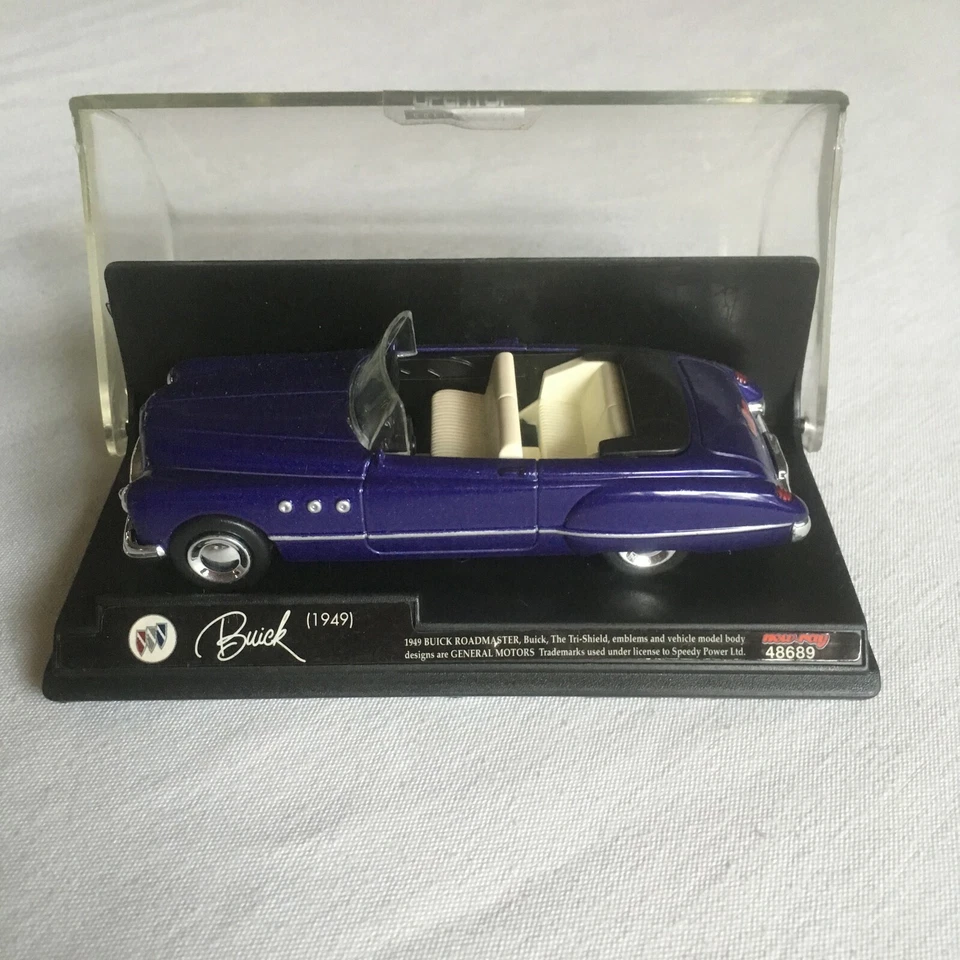  RAY-DIECAST-1949 BUICK ROADMASTER(48689) IN PLASTIC CASE - Image 2 of 4