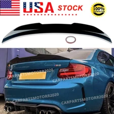 For BMW F87 M2/M2C / F22 2 Series 2016-2018 PSM Style Trunk Wing Spoiler Black