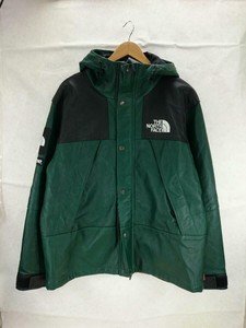 supreme x the north face leather mountain parka