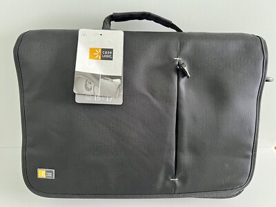 Case Logic Black 15 -17'' Laptop Messenger Bag Briefcase NEW w/Tags Model VNM-217