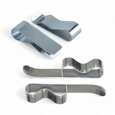 Stahl Fahrwerk Feder Clips 40mm x 6mm Verkabelung Rennen Rallye Off Road Clip