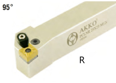 Akko PCLNR 4040 S25C Klemmhalter Drehstahl 40x40 für CNMG 2509..